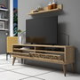 Hanah Home Conjunto de muebles de salón Line - Oak